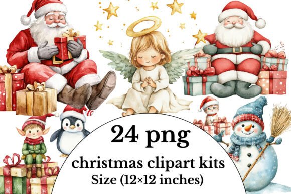 Christmas Clipart Kits & Illustrations