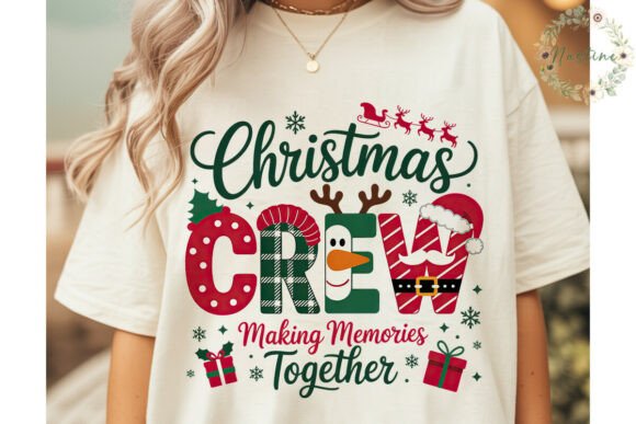 Christmas Crew Festive PNG Clipart & Illustrations
