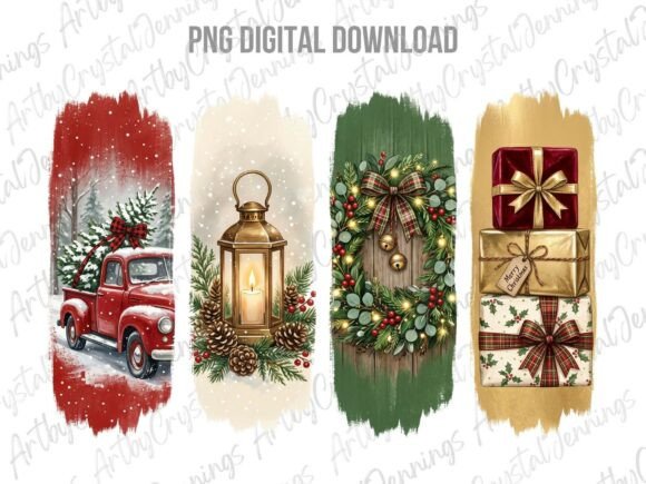 Christmas Holiday Brushstrokes PNG Review