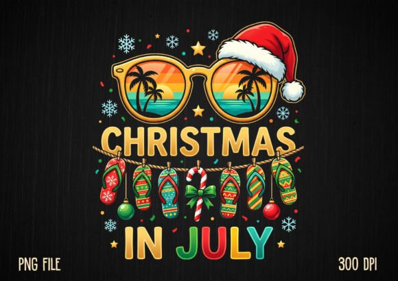 Christmas in July Sunglasses Summer PNG Review