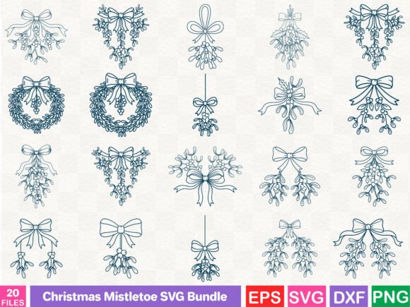 Christmas Mistletoe SVG Bundle Review