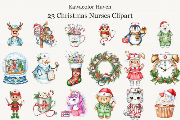 Christmas Nurses Clipart: A Designer's Real-World Review