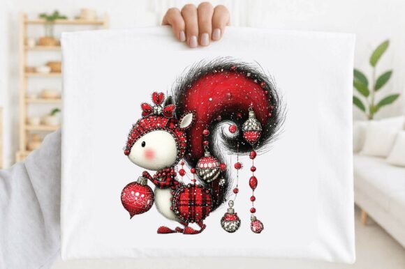 Cute Christmas Squirrel with Red Review