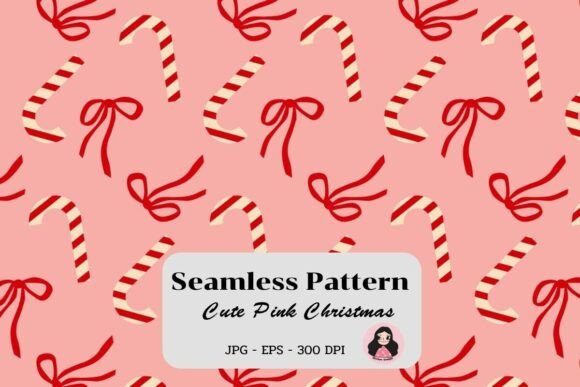 Cute Pink Christmas Seamless Pattern Review