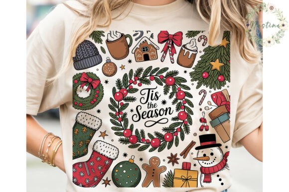 Tis the Season Christmas Clipart & Illustrations